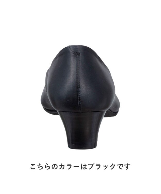 REGAL FOOT COMMUNITY 【ビューフィット】A86X プレーンパンプス パンプス ブラックパール