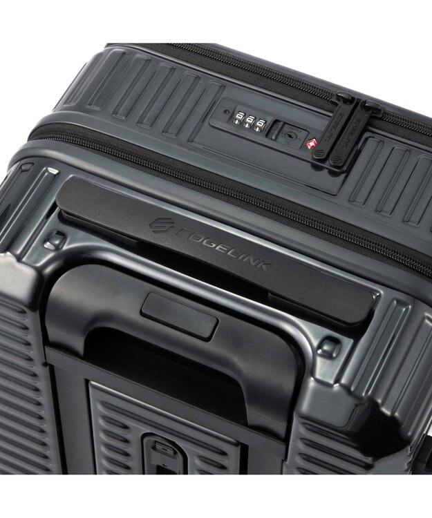 ACE BAGS & LUGGAGE EDGELINK クルーズボックス グリントSB スーツケース 32L 機内持込 フロントオープン 09391 エッジリンク ブラック