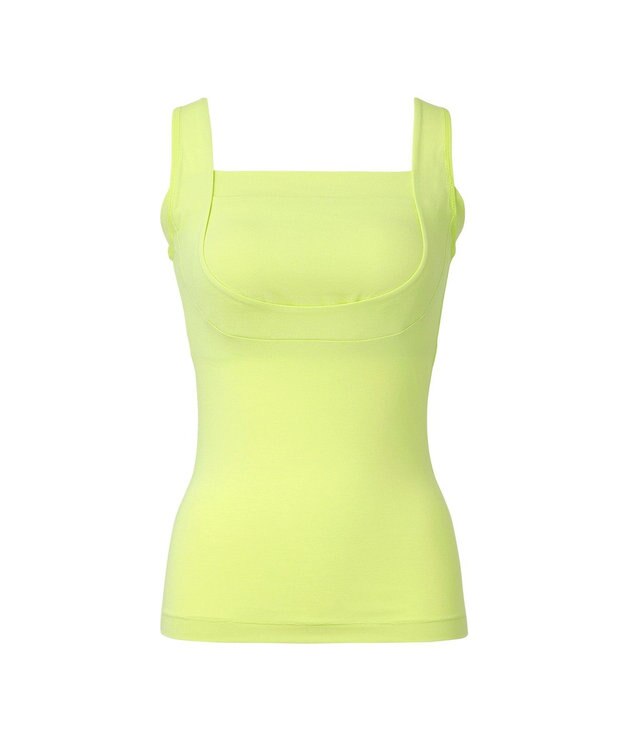 BRADELIS New York 【BRADELIS NewYork peace】綿混楽々dailyブラキャミ23  サラッと快適な補正ブラキャミ シェイパー アップルグリーン