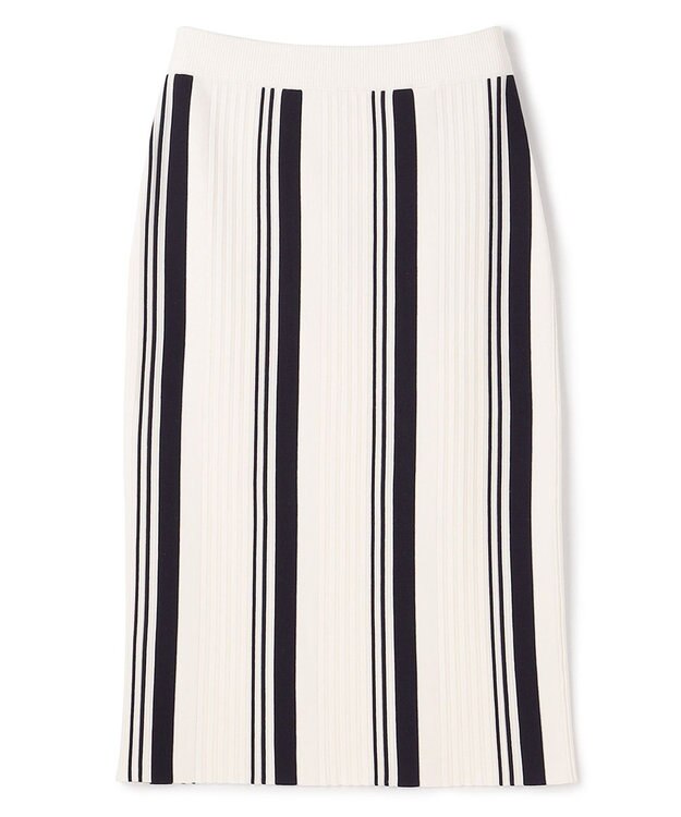 JOSEPH 【洗える】シルクブレンド　スカート Black/Ivory