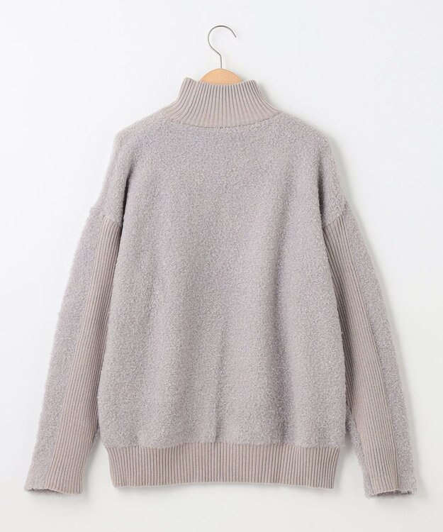 SHARE PARK LADIES プードルタートルニット ライトグレー系