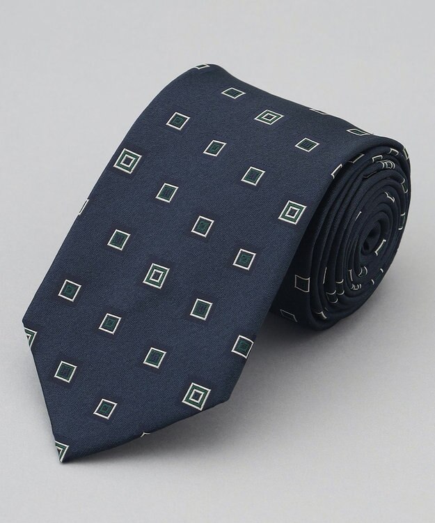 GOTAIRIKU 【Fermo Fossati】小紋 ネクタイ ネイビー系4