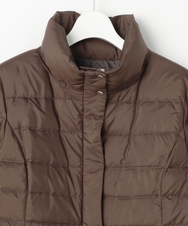 ANY SIS S 【2WAY】シルキータフタロング ダウン ブラウン