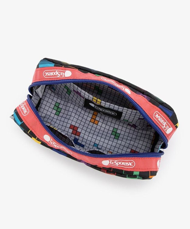 LeSportsac RECTANGULAR COSMETIC/テトリスフォーリングブロックス/ピンク テトリスフォーリングブロックス/ピンク