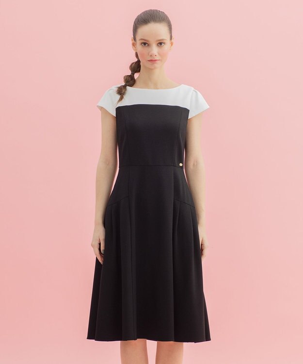 TOCCA 【洗える！】CROISSANT ドレス ブラック系