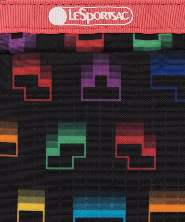 LeSportsac RECTANGULAR COSMETIC/テトリスフォーリングブロックス/ピンク テトリスフォーリングブロックス/ピンク