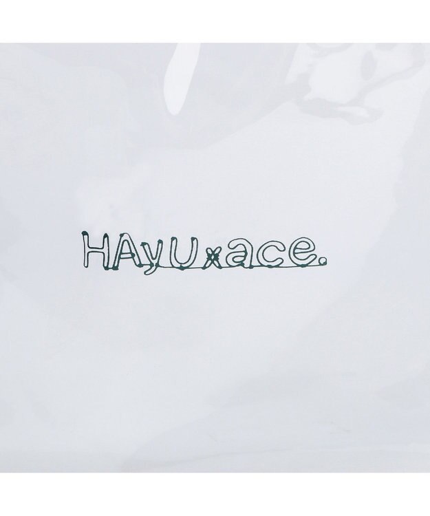 ACE BAGS & LUGGAGE HAyU × ace.  フラットポーチ 3点セット 猫柄 17825 アイボリー