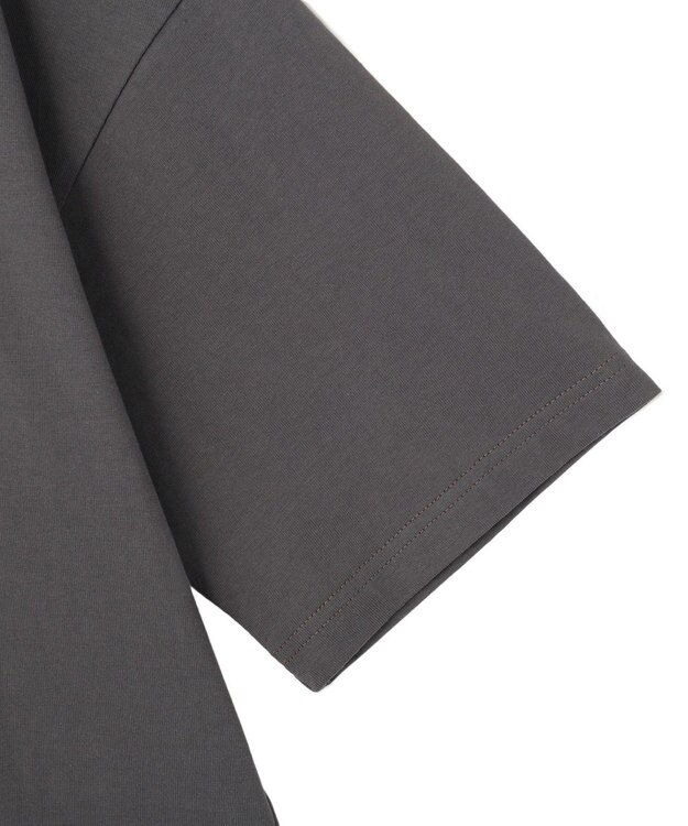 Green Parks レースドッキングＴシャツ Charcoal Gray