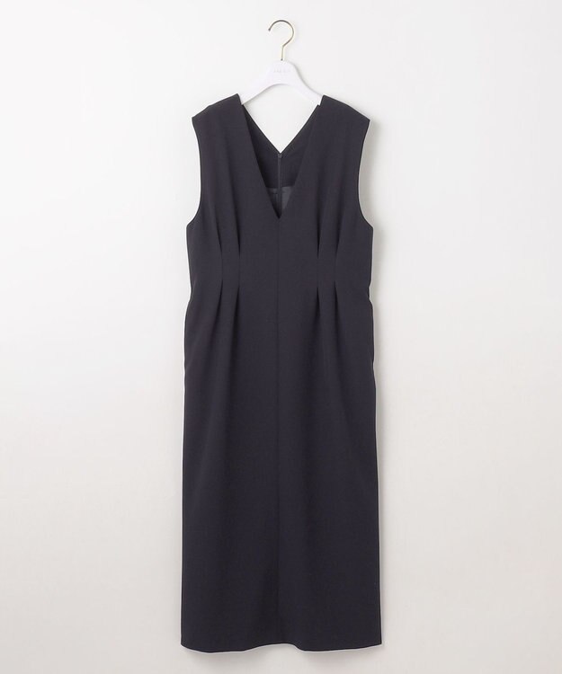 ANY SIS L 【優木まおみさんコラボ】秒映えセレモニー ブラウス × ジャンパースカート オフ×ネイビー