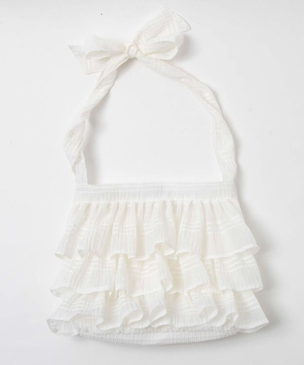 WEGO フリルショルダー ホワイト