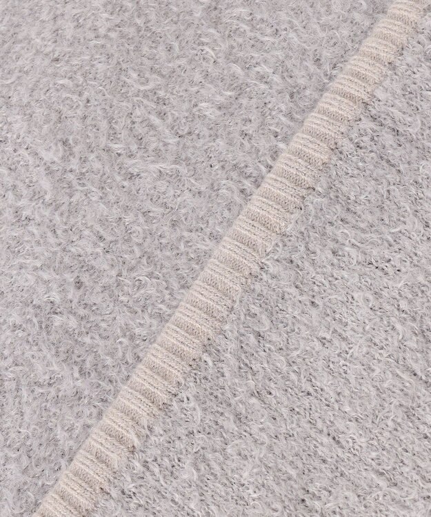 SHARE PARK LADIES プードルタートルニット ライトグレー系