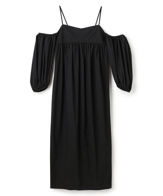 BEIGE， PROTAGONISTA / パフワンピース Black