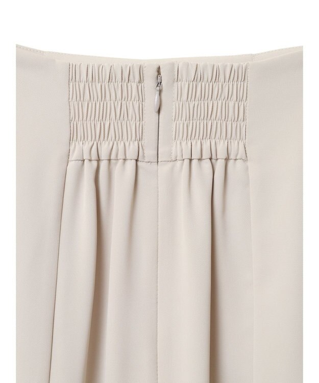 earth music&ecology パール付きマーメイドスカート Ecru