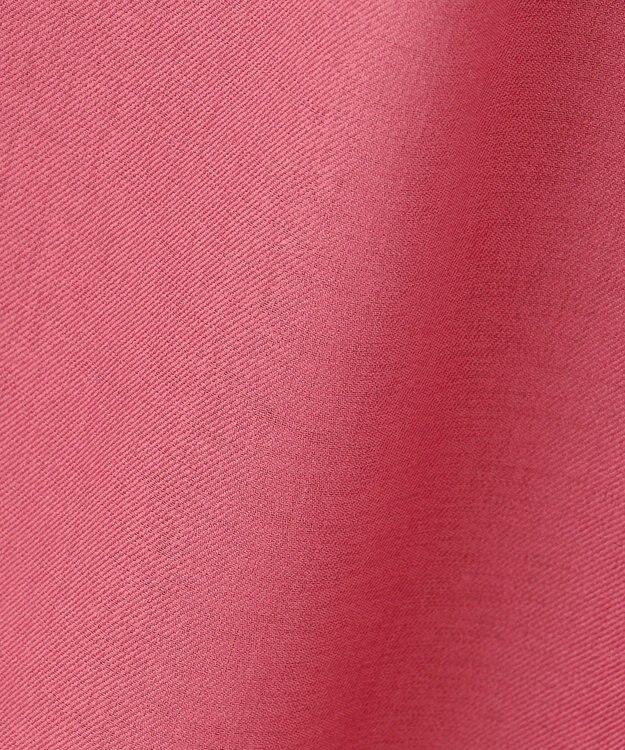 ANY SIS 【接触冷感・UVカット・速乾】スムージーポリエステル 2WAY ブラウス レッド