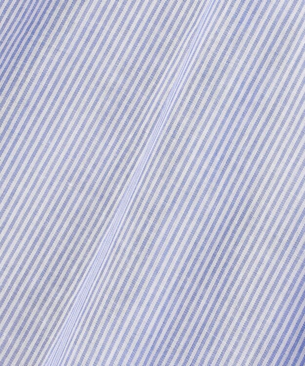 自由区 【WEB限定】オーガニックコットンパジャマ ブルーストライプ×イエロー