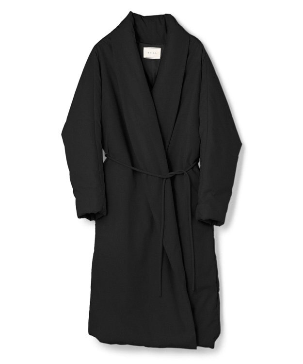 BEIGE， 【洗える】PINS / 中綿ロングコート Black