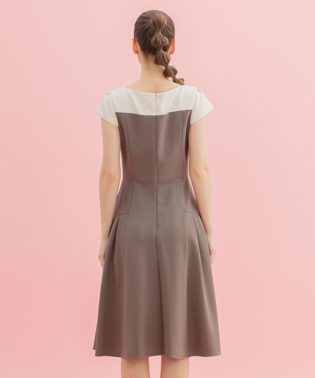 TOCCA 【洗える！】CROISSANT ドレス カーキ系