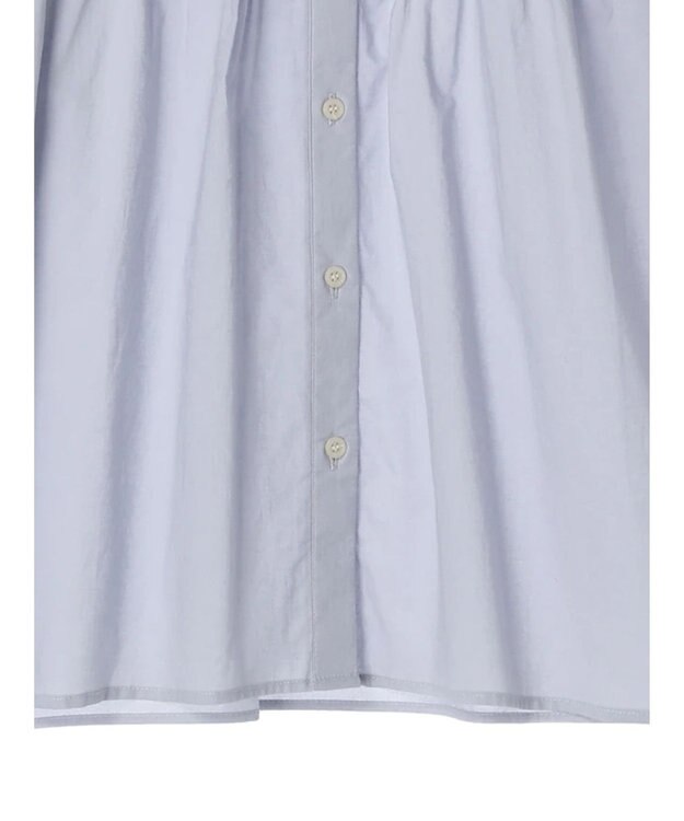 earth music&ecology ピンタックレースブラウス Sax