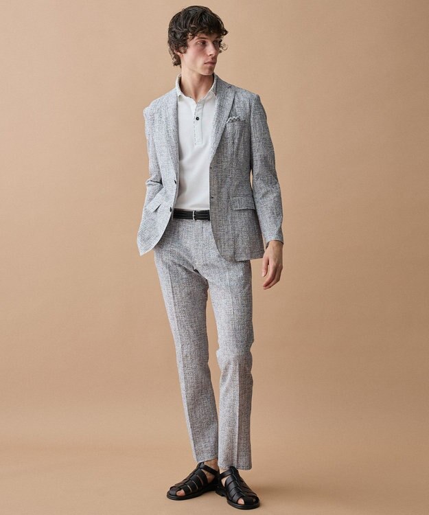 JOSEPH ABBOUD 【キングサイズ・洗える/UV/エコ撥水/26SSモデル登場】ライトウェーブライト ジャケット ライトグレー系26SSカラー