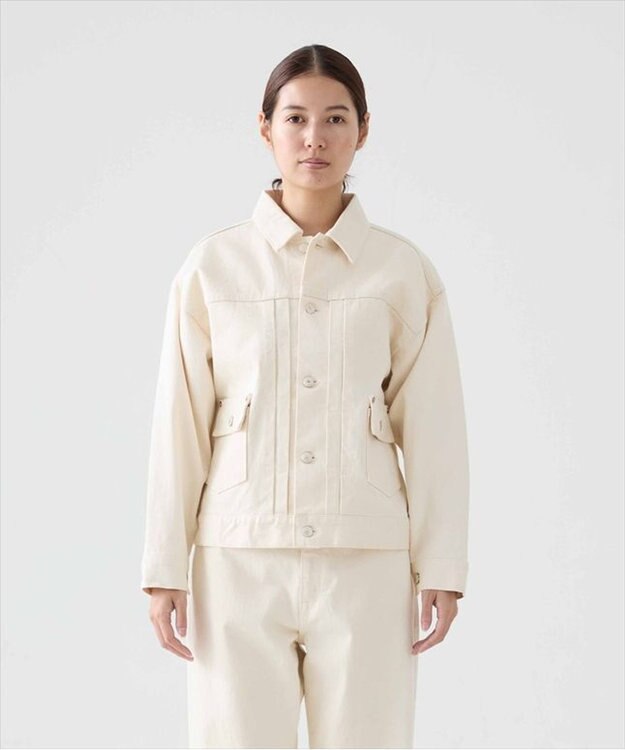 caqu modern jacket type 2nd. デニムジャケット ecru