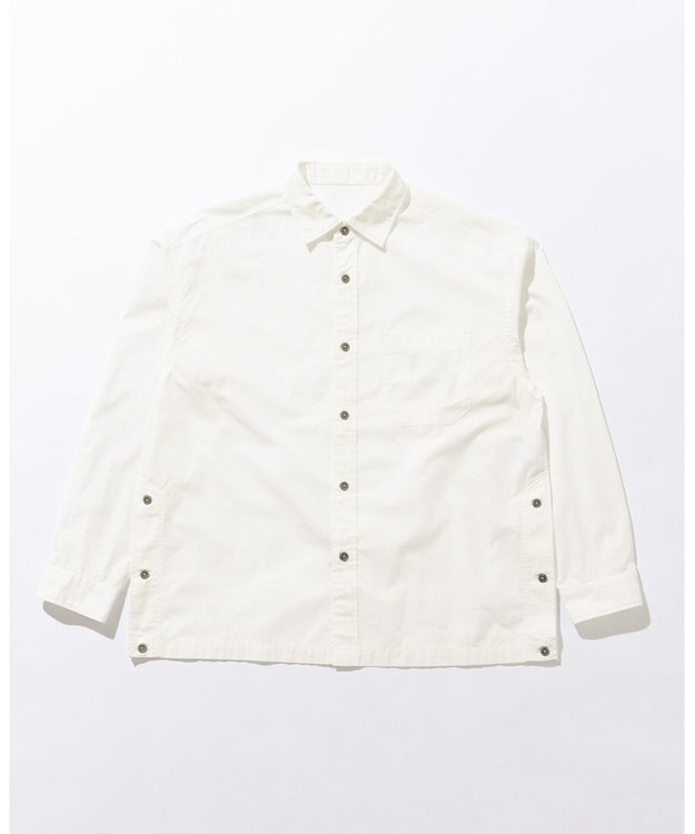 JOSEPH ABBOUD MOUNTAIN 【テーム ヤルヴィモチーフ・サスティナブル・オーガニック】オーガニックブロードシャツ ホワイト系