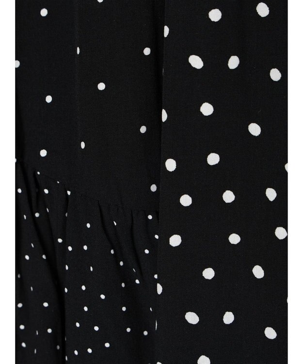 AMERICAN HOLIC 切替ドットフレアスカート Dot