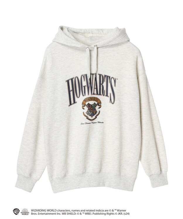 Green Parks ハリーポッター／裏毛ロゴフーディー Oatmeal