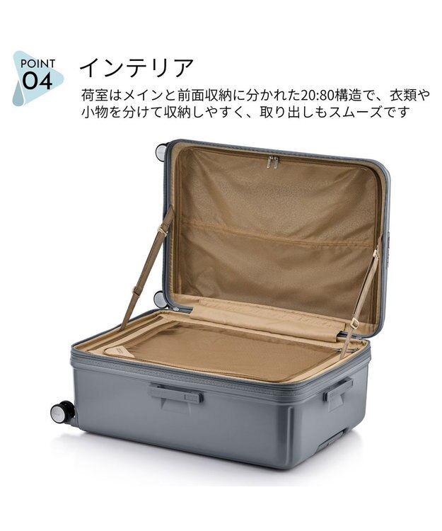 Samsonite アメリカンツーリスター スーツケース 102L(/112L) パクストラ スピナー75 PAXTRA グレー