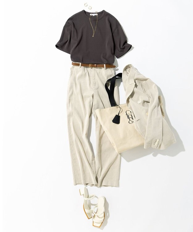 23区 【一部店舗限定】半袖 IT TEE ブラウン系