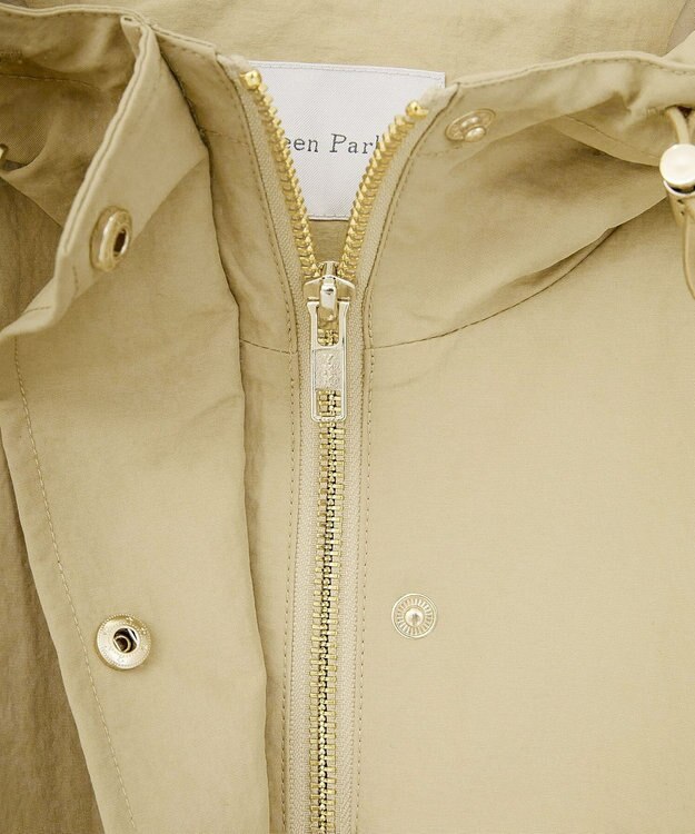 Green Parks 撥水加工ミディ丈マウンテンパーカー Beige