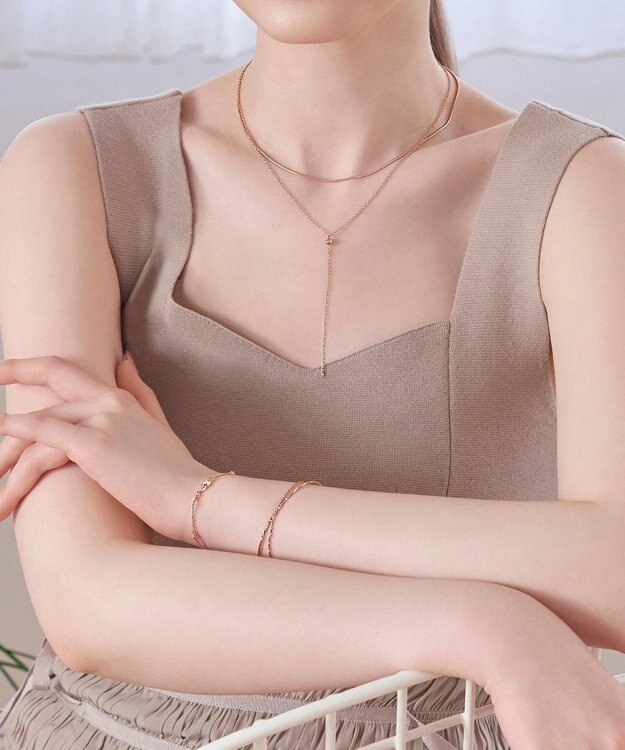 Phoebe シャイニーティアリーフブレスレット ローズゴールド ローズゴールド