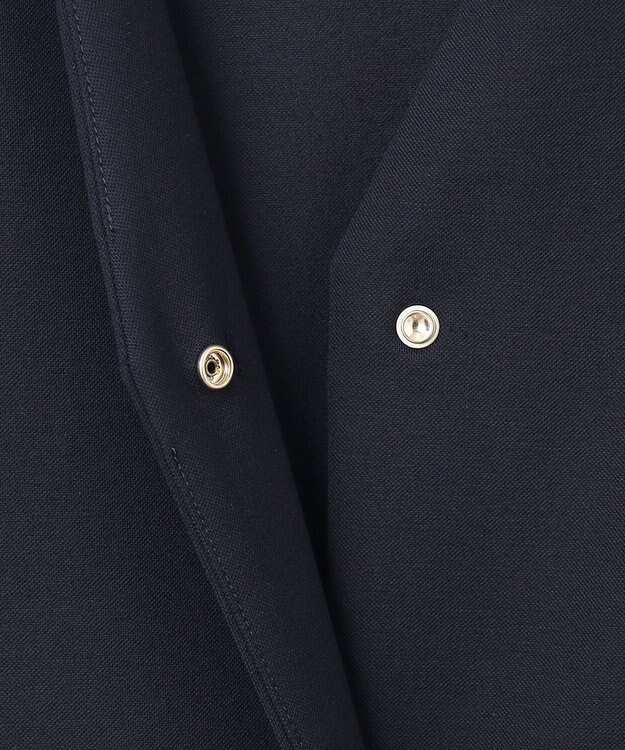 J.PRESS LADIES 【洗える】Hari-Puru jersey ジレ ネイビー系