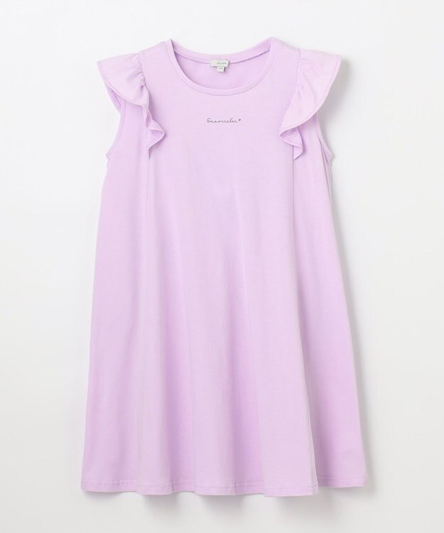 ANY KIDS ひんやりクール カットソーワンピース ラベンダー