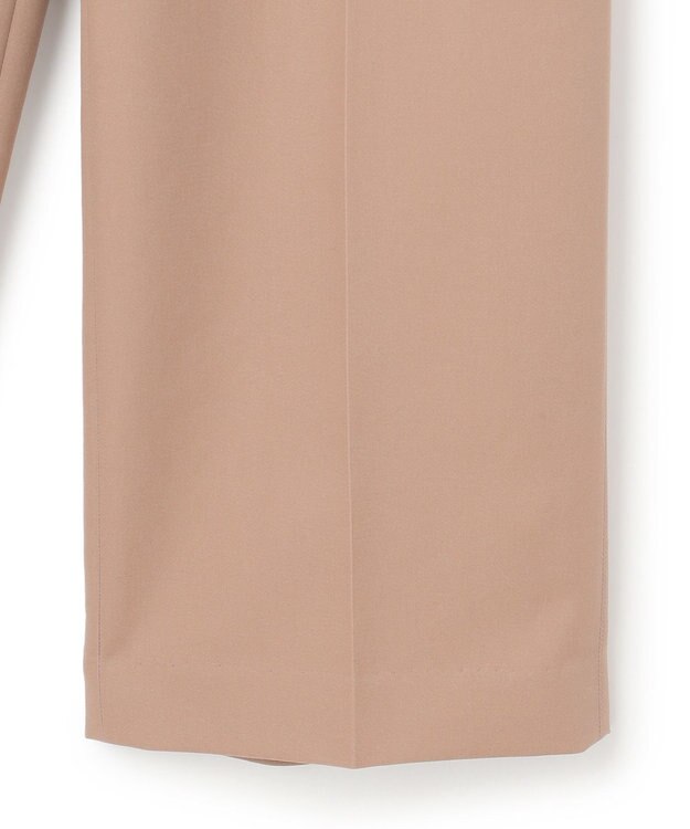 JOSEPH 【洗える】ボイルコットン　ワイドトラウザーズ Frozen Mocha