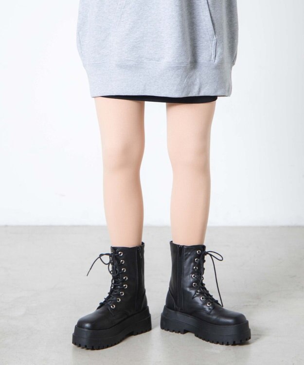 WEGO フェイクタイツ裏起毛 ライトベージュ