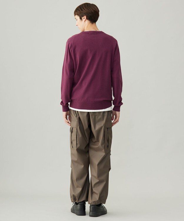 UNFILO MENS レザーライク カーゴパンツ [24年春夏商品] モカ