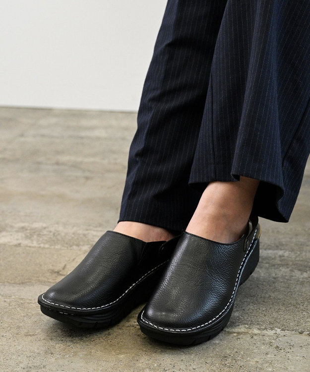 Pointer 本革2WAYサボサンダル ブラック