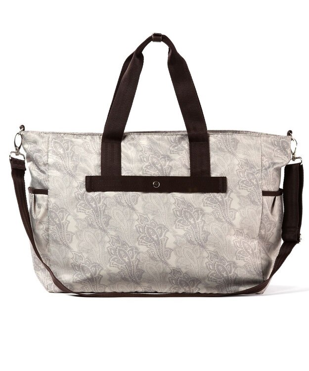 ACE BAGS & LUGGAGE hiromichi nakano ラコルト  ボストンバッグ セットアップ  63694 ヒロミチナカノ グレージュ（ペイズリー柄）