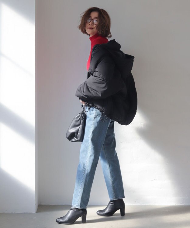 WEGO 【25年秋冬新作/ユニセックス着用ITEM/SMLサイズ展開】2WAYパファーブルゾン ブラック