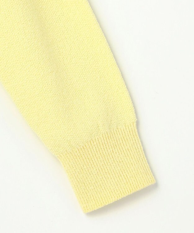 自由区 S ブークレミックスツイード ニット イエロー