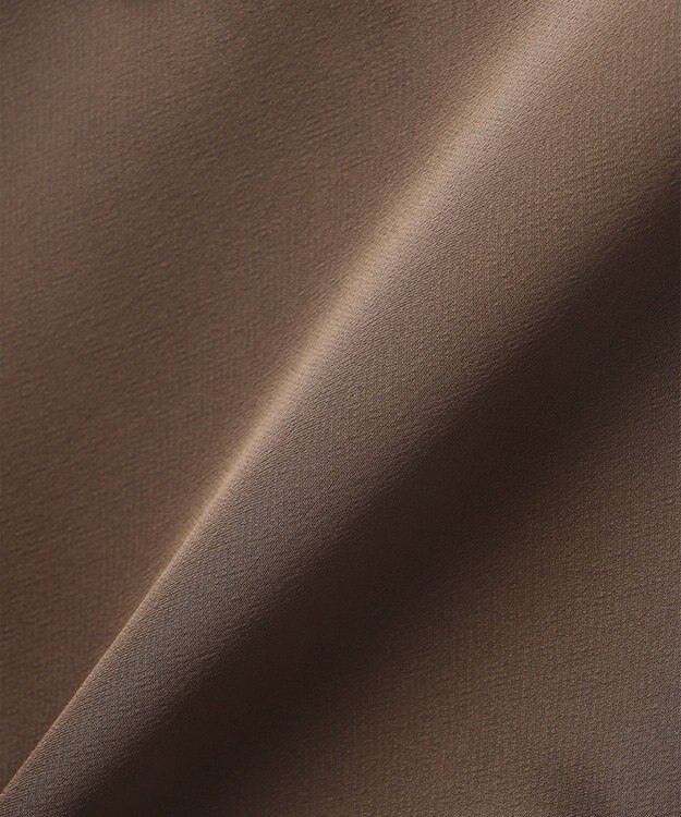 uncrave 【洗濯機洗い可】サテン イージーカーゴパンツ（uncrave WHITE） ブラウン