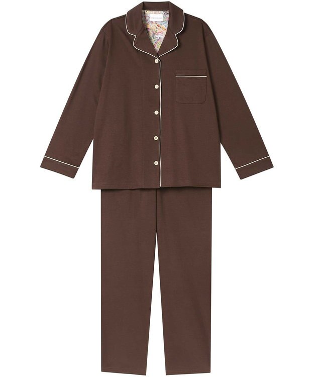 une nana cool 【綿100％】シルケットスムースパジャマ　MADE WITH LIBERTY FABRIC DR