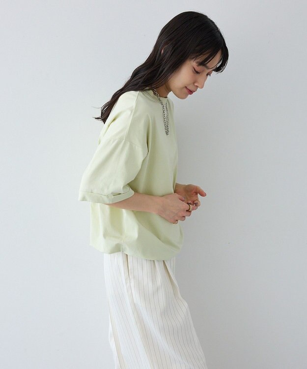 CRAFT STANDARD BOUTIQUE バイカラーヘムプルオーバー Light Green