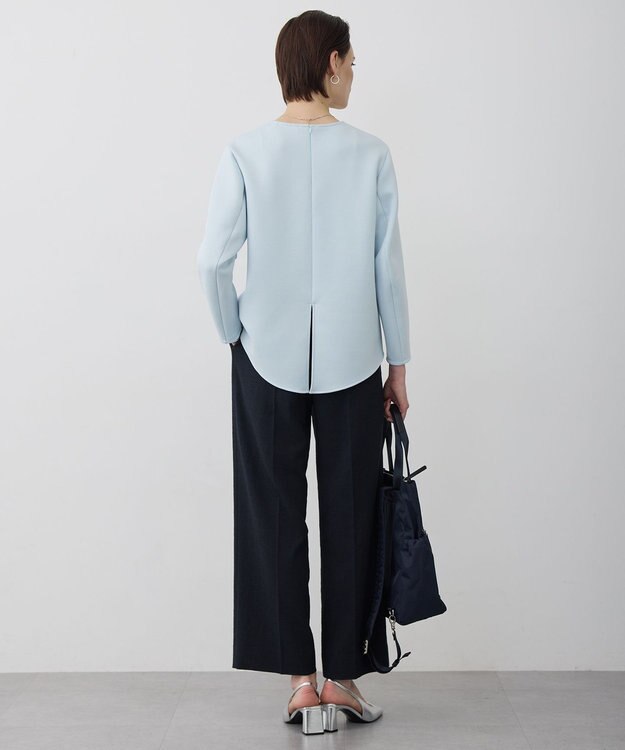 ICB L 【先行予約】ミックスブッチャー ワイドパンツ ネイビー