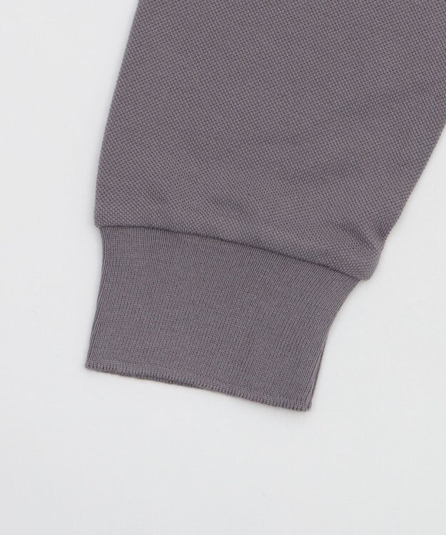 WEGO 【25年秋冬新作/ユニセックスITEM/SMLサイズ展開】別注USPOLOラインポロシャツ（長袖） グレー