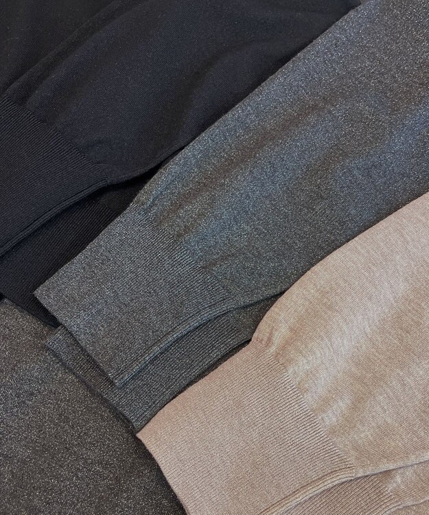 23区 【洗える】オータムシャイニー ニット ブルゾン ベージュ系