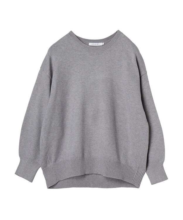 AMERICAN HOLIC バイパチ袖ボリュームニットプルオーバー　 Light Gray Mixture
