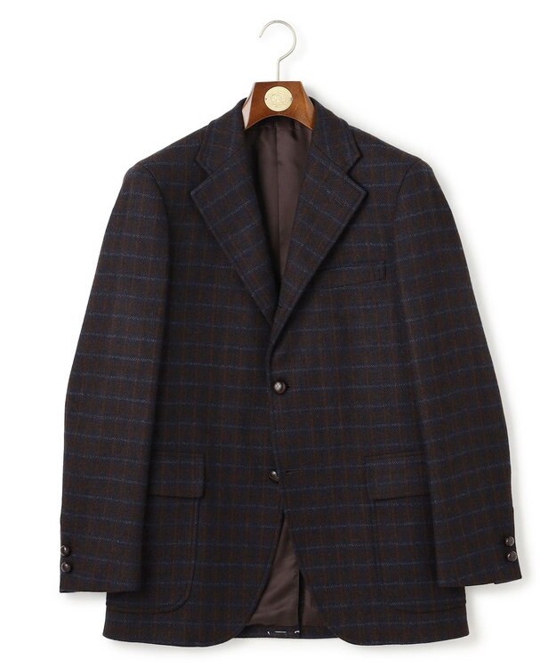 J.PRESS MEN 【LOVAT / ラバット】カントリーチェック ツイードジャケット / Authentic-Fit ダークブラウン系4