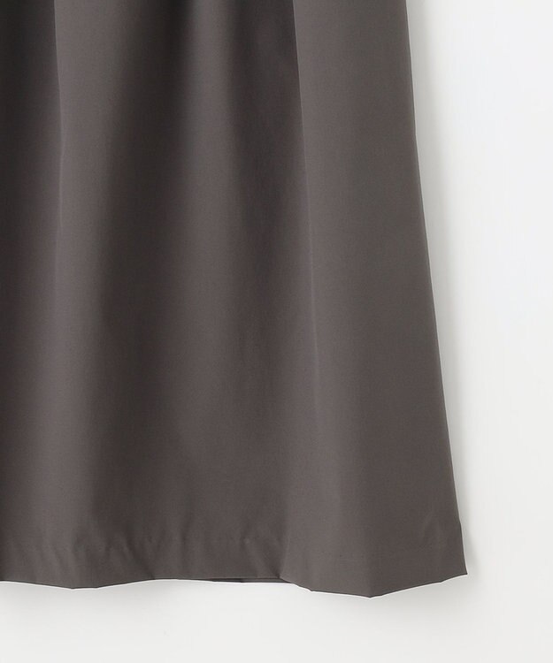 J.PRESS LADIES 【洗える】SOLO ECOタフタ タック スカート グレー系