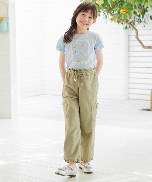 組曲 KIDS 【110-140㎝】 wonderful rainy day Tシャツ サックスブルー